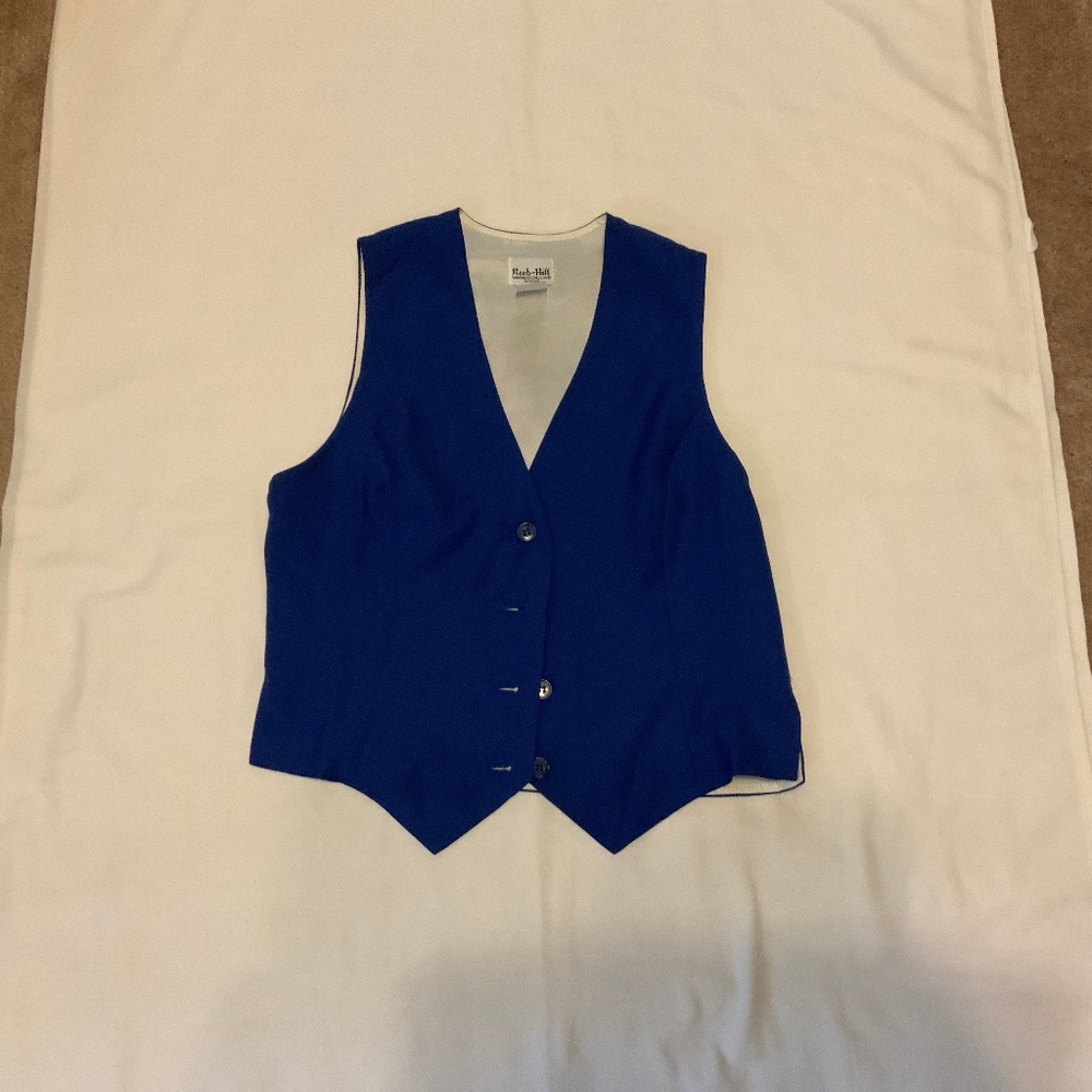 Reed Hill Vest Royal Kids 10 1343-21